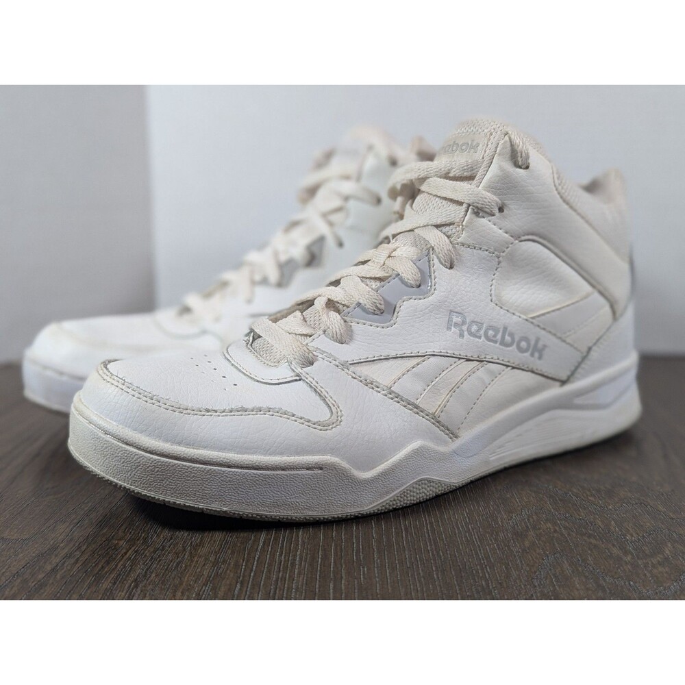 REEBOK Royal BB4500 Hi-Top Sneakers Shoes Mens 11 White Leather Classic CN4107